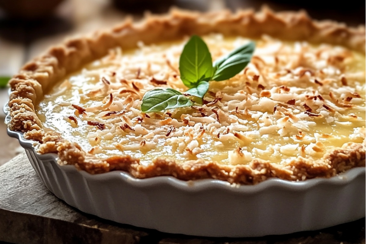 French Coconut Pie Recipe