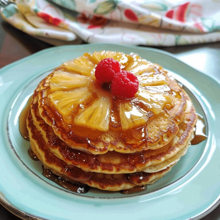 Pineapple Upside Down Pancakes Recipe