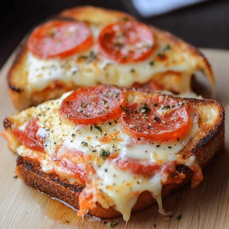 Easy Pizza Toasts Recipe