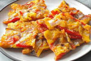 Italian Bell Pepper and Onion Scarpaccia Recipe