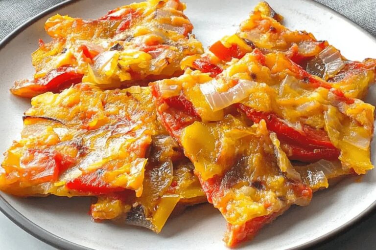 Italian Bell Pepper and Onion Scarpaccia Recipe