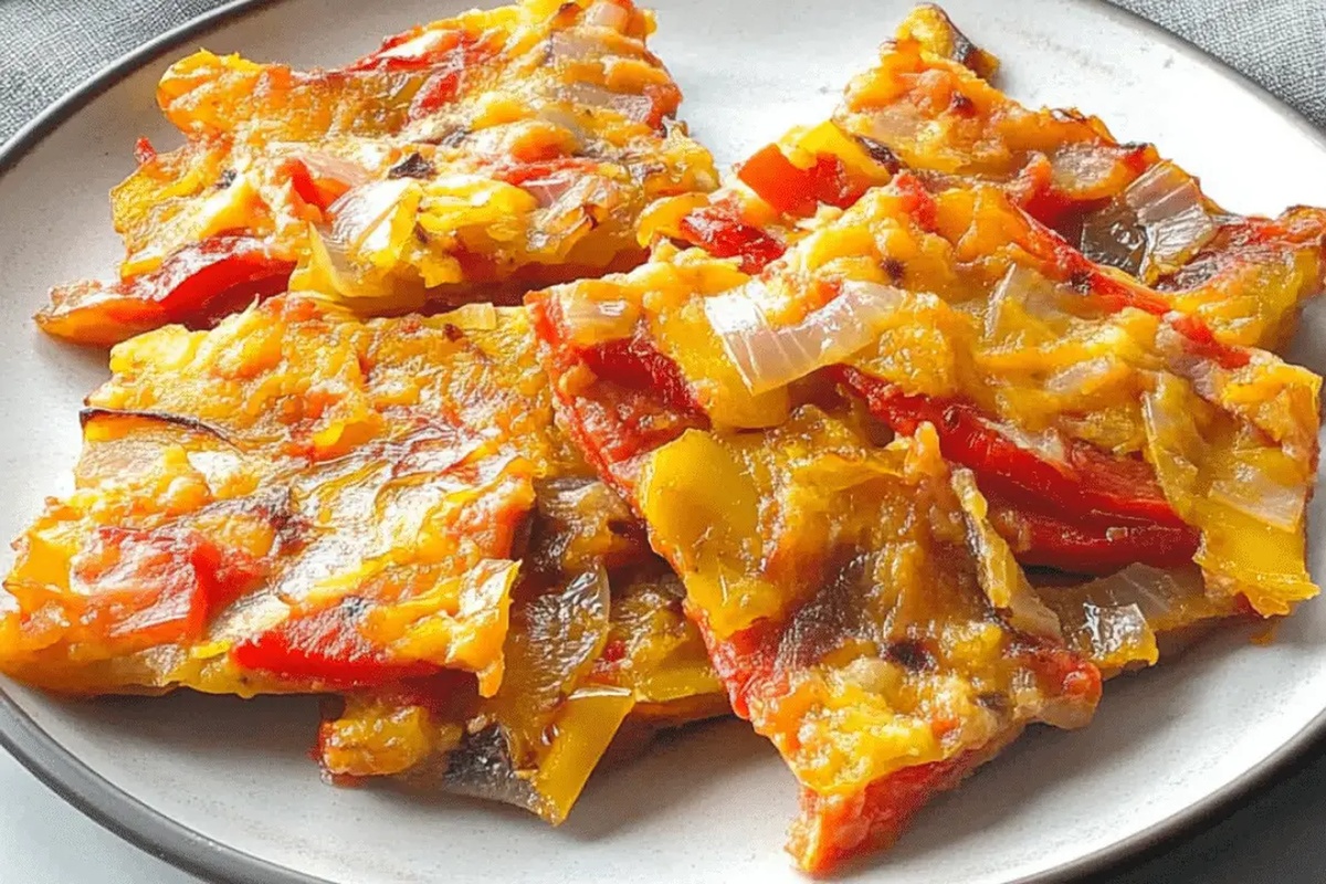Italian Bell Pepper and Onion Scarpaccia Recipe