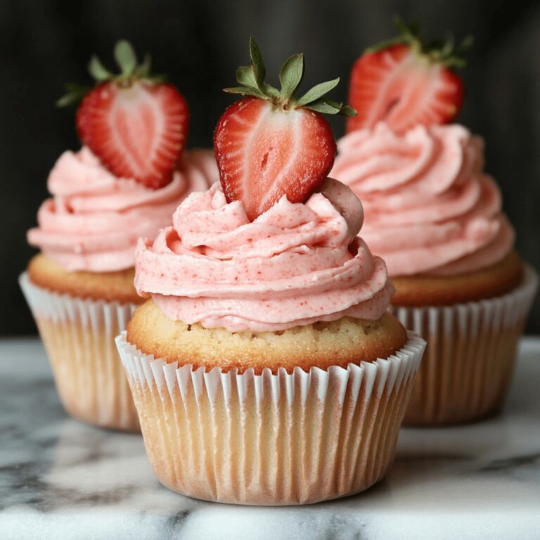 Strawberry Cupcakes With Strawberry Buttercream Recipe