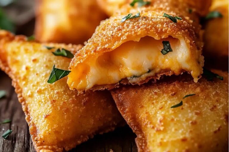 Fried Ravioli With Marinara Dipping Sauce Recipe