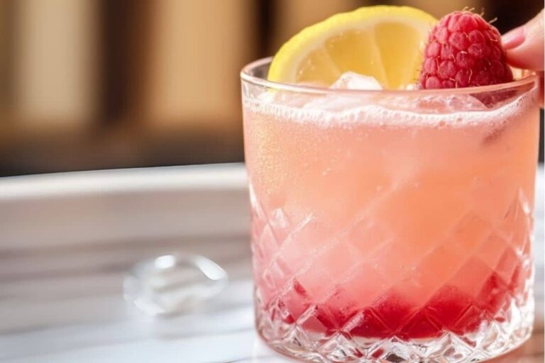 Tart and Sweet Raspberry Vodka Sour Cocktail Recipe
