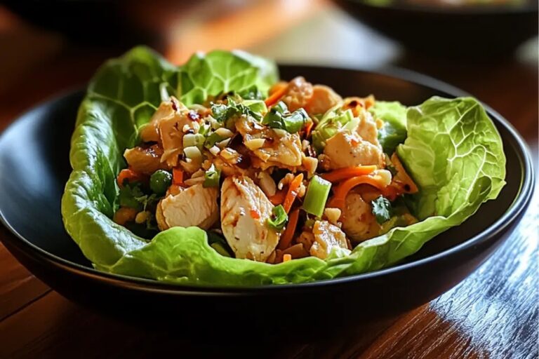 Thai Chicken Lettuce Wraps Recipe