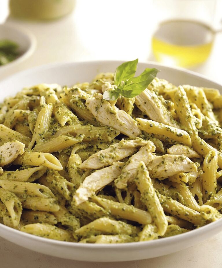Creamy Chicken Pesto Pasta Recipe