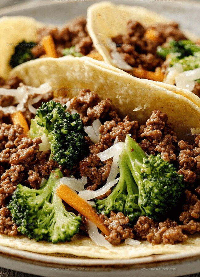 Ground Beef And Broccoli Cooked With Pro Skill