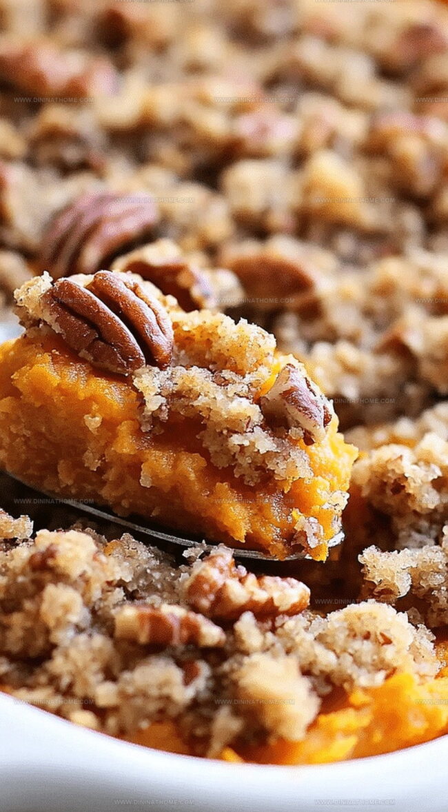 Baking Tips for Sweet Potato Casserole with Pecan Crumble