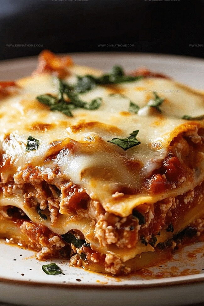 Turkey Lasagna That’s Hearty And Flavorful