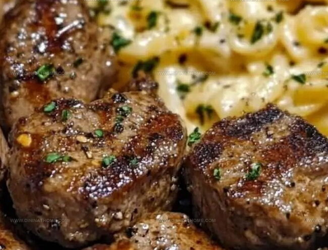 Steak Bites Garlic Butter Method