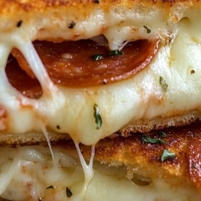 Pizza Grilled Cheese That Combines Two Favorites in One Bite