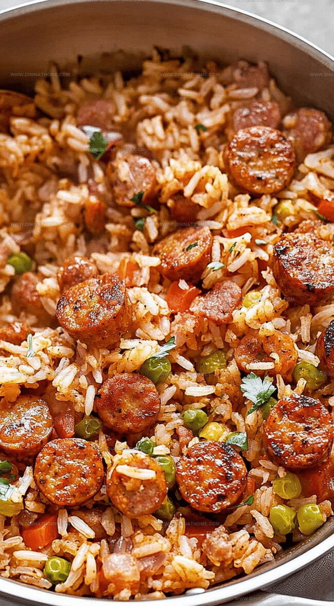 Cajun Sausage Rice Skillet With Flavor and Spice Tips