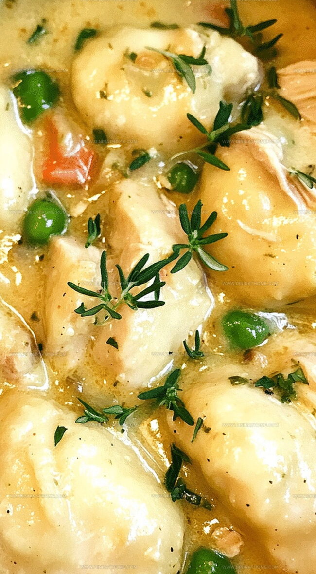 Chicken and Dumplings in the Crockpot With Comfort-Focused Tips