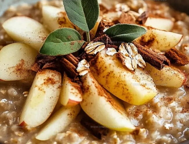 Classic Apple Cinnamon Oatmeal Porridge Method
