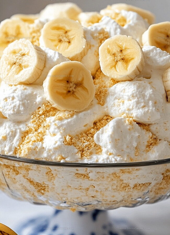 Chill Banana Fluff Salad And Serve Next Day