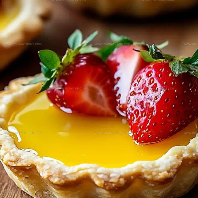 Tart Meets Sweet: Strawberry Honey Custard with Lemon Curd