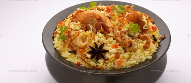 Malabar Chicken Biryani (Malabar Kozhi Biryani)