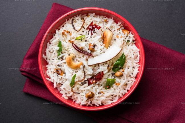 Coconut Rice (Thengai Sadam)